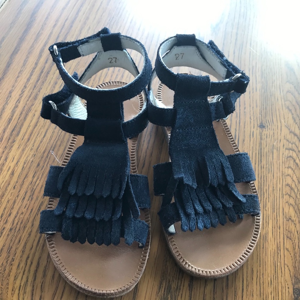 Naturino Navy Blue Fring sandals size 27 EU (10.5)